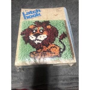 Vintage MH Latch Hook Kit - Lion - 12003‎ - Sealed